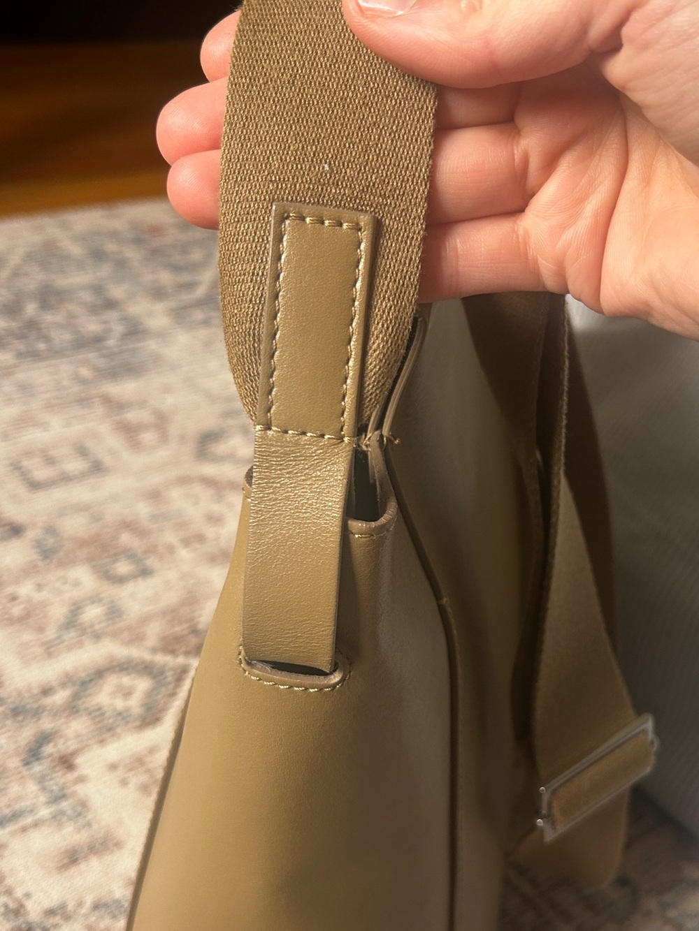Everlane Work Tote Tan Crossbody Bag - Picture 10 of 13